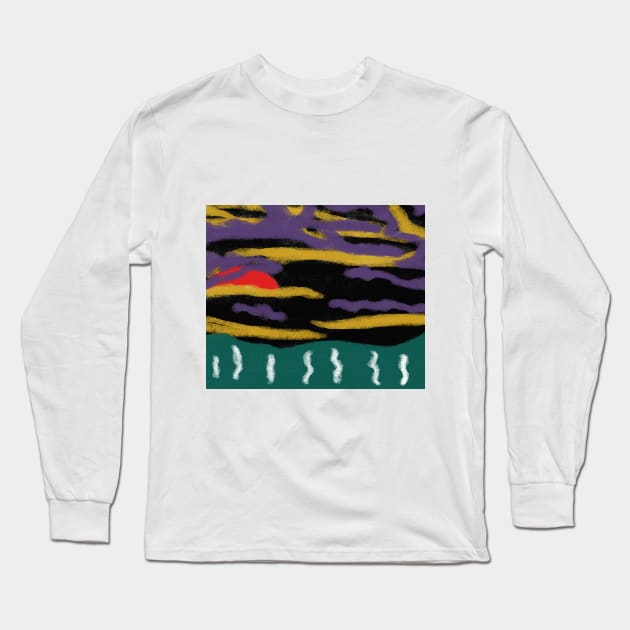 Colors and shapes of abstract work and environment. Long Sleeve T-Shirt by Studiowup